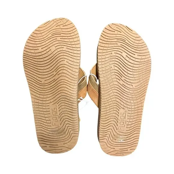 Men's Flojos Portola Flip Flop Sandals - Brown (US 8) - Picture 5 of 6